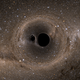 Illustration for article titled This Is What It REALLY Looks Like When Two Black Holes Collide